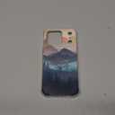 Mountain Landscape Sunrise Phone Case Compatible with iPhone 17 Pro, Aesthetic Mountain Sunset Phone Cover for iPhone 17 Pro