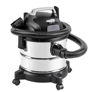 Amazon Basics Wet Dry Shop Vacuum Cleaner, 4 Gallon, 3 HP Stainless Steel, Grey/Black
