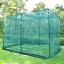 Crop Cage Plant Protection Tent 4 x 8 x 6 Feet, Easy to Install Protection Garden Cages, Crop Cages with Storage Bag Suitable for Garden Patio Lawn