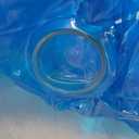 Kigley Inflatable Chair Blow Up Couches Transparent Inflatable Sofa Seat Yard Patio Portable Air Couch Furniture for Outdoor Indoor Camping Beach Room(Double Seat,Blue)