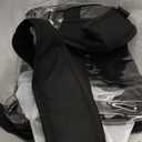 Vorspack Clear Backpack Heavy Duty PVC Transparent Backpack with Reinforced Strap Stitches & Large Capacity for College Workplace Security - Black