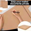 Fullhawl 15 Pcs 14 x 18 x 2 Inch Large Expandable Catalog Envelopes Manilla Kraft Peel and Seal Envelopes Light Large Mailing for Office Home Documents Magazines Photos Storage Organizing (Brown)