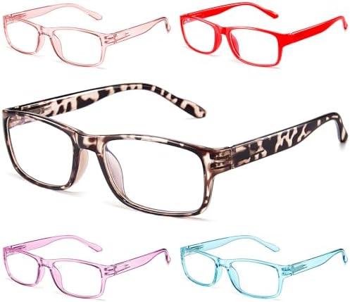 Gaoye Professional Reading Glasses for All Day - Computer Readers with Blue Light Protection - Value Pack