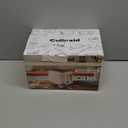 Culinaid Toaster 2 Slice Retro Stainless Steel with 1.5” Extra Wide Slots Bagel, Defrost, Reheat, Cancel Functions, 6 Bread Shade Settings, Removable Crumb Tray, Cream White