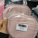 2 x Small Makeup Bag for Purse, Mini Cosmetic Bag with Inner Pockets for Women