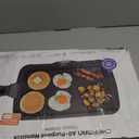 Chefman Electric Griddle with Removable Temperature Control, Immersible Flat Top Grill, Burger, Eggs, Pancake Griddle, Nonstick Easy Clean Cooking Surface, Slide Out Drip Tray, 10 x 16 Inch