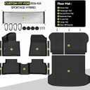 Tongama-Floor Mats for 2026 Kia Sportage Hybrid(Not for PHEV), All Weather TPE Trunk Mat and Backrest Mats Protector and Cargo Net and Door Sill Guards for Kia Sportage Floor Liner Accessories