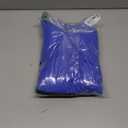 MIGOHI Lightweight Dog Coat, Windproof Dog Jacket, Puffer Jacket for Medium Dogs, Padded Vest with Reflective Strips, Warm Snow Vest in Cold Weather, Easy On Hook & Loop Belly, Blue, M (M(Neck:15"))