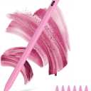 Stylus Pen for iPad 2018-2025 with Palm Rejection & Power Display,Pencil for iPad 11th/10th/9th/8th/7th/6th Air M3/M2/5/4/3 Pro 11''/12.9''/M4/M5 Mini 7/6/5th (Pink)