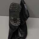 HISEA Men's Steel Toe Rain Boots PVC Rubber Boots, Waterproof Garden Fishing Outdoor Work Boots, Durable Slip Resistant Knee Boots for Agriculture and Industrial Working Size 10