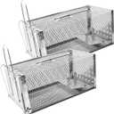 2-Pack Live Animal Traps, Humane Rat Traps for catching Hamsters, Chipmunks, Voles, Squirrels, and mice, Suitable for Both Indoor and Outdoor use