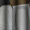 MyGift 14 Inch Oval Modern Matte White Ceramic Succulent Planter Pot with Drainage Hole and Removable Saucer, Decorative Indoor House Plant Container for Flowers, Cactus, Herbs