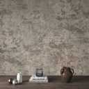 JSEVEM 16"197" Thick Light Brown Grey Concrete Wallpaper Peel and Stick Faux Taupe Concrete Contact Paper Vinyl Wrap Self Adhesive Waterproof Gray Cement Tile Sticker for Bathroom Garage Gym Walls