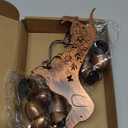 24 Inch Christmas Dachshund Dog Wind Chimes Decor for Outside Garden Christmas Wiener Dog Gift for Women Metal Animal Windchimes with 12 Bell Pet Memorial Gift for Xmas Patio Yard Lawn Decor