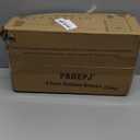 PBHEPJ Broom, 4 Pack Outdoor Broom for Floor Cleaning, 58" Long Stainless Steel Handle, Hard Bristle Angle Broom for Sweeping Indoor, Commercial, Industrial, Garage, Kitchen (Gray)