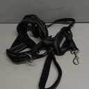 SlowTon No Pull Dog Harness - Heavy Duty Dog Harness and Leash Set for Medium Large Dogs,Reflective Tactical Dog Harness with Soft Padded and Front Clip for Easy Walk and Training(Black M)