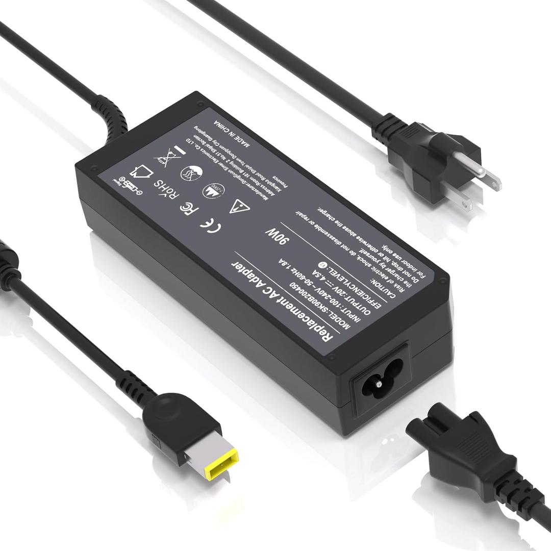 90W AC Adapter Power Cord Compatible with Lenovo ThinkCentre Neo 50a 50q 30a Computer Parts M70q M73 M75q M80q M83 M90q M93p M700 M710 M710q M715q M720 M900 M910 M910q AC Adapter Supply Cord