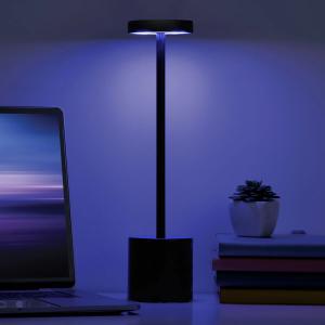 MK Touch Metal Lamp W RGB LEDs BK