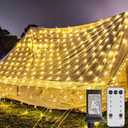 ZAIYW 660 LED Net Lights Outdoor Mesh Lights, 20Ft x 13Ft Large Christmas Net Lights Plug in with Remote Control Timer for Bushes Xmas Shrubs Wall Wedding Tree Decor (Warm White)