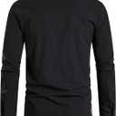 JEMITOP Men's Pure Cotton Retro Lace Up Shirts for Renaissance Pirate Medieval Viking (Black, XL)