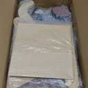 Asweets 2 in 1 Wooden Baby Walker Push and Pull Doll Stroller, Shopping Cart Learning Walker for Boys and Girls, Sit Stand Learning Toddler Toy (Pink)