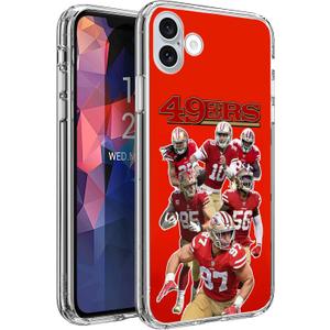Compatible with iPhone 16 Case, Durable Full Body Protection, Soft TPU Shockproof Clear Case(San-Francisco-Bosa-2) (picture-8)