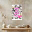 Pink Cheetah Wall Art You're Like Really Pretty Poster Preppy Aesthetic Trendy Dorm Room Canvas Prints For College Dorm Room Decor 8x12inch Framed (style-5)
