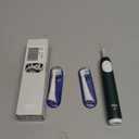 Oral-B Rechargeable Electric Toothbrush, iO2 Starter Kit, 3 Cleaning Modes, Automatic Pressure Sensor to Protect Gums, 2 Brush Heads, Forest Green (1 Count (Pack of 1))