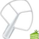 K5AB K5SS Flat Beater Replacement/K5AB K5SS Coated Flat Beater for 5-Qt Bowl-Lift Stand Mixers of 9707670 W10807813 PS983355 AP3881259 Mixer Beaters Replacement,Fit Model KSM50 KSM5 KSM450 by Sikawai