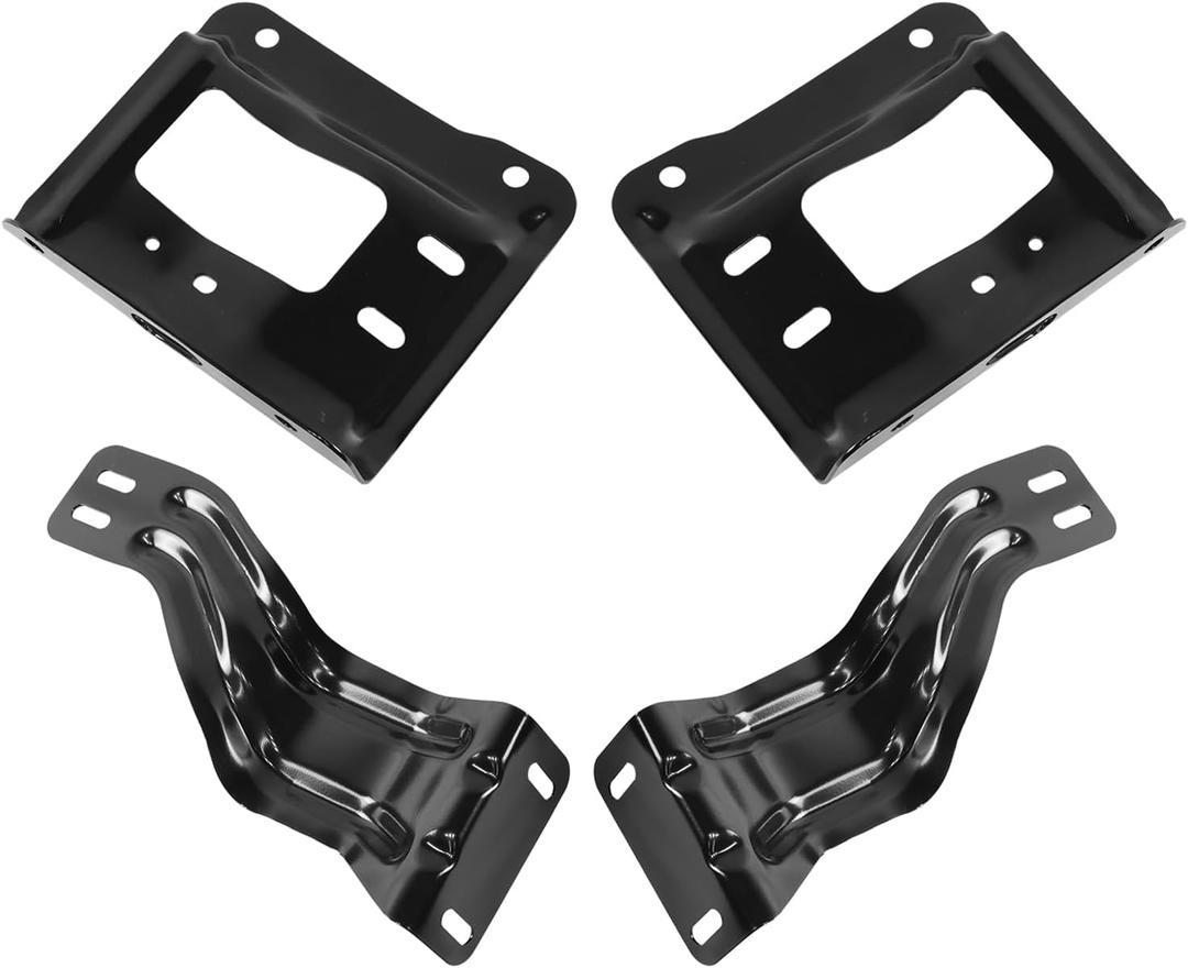 Set of 4 Front Bumper Bracket Left & Right Replacement For 2011-2016 Fo-rd F-250 Super Duty