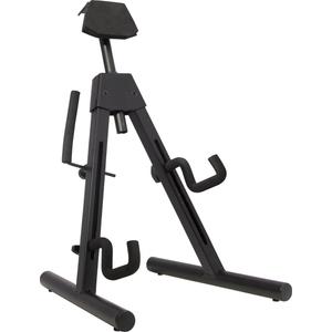 Fender Universal A-Frame Guitar Stand for Electric and Bass Guitars, Height Adjustable Padded Rest, Dual Adjustable Yokes