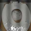 Mayfair NextStep2 Toilet Seat with Built-In Potty Training Seat, Slow-Close, Removable that will Never Loosen, Elongated, White