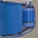 Bento Lunch Box Set for Kids with 10oz Soup Thermo, Leak-Proof Lunch Containers with 4 Compartment, Thermo Hot Food Jar and Insulated Lunch Bag for Kids to School,BPA-Free(Blue)