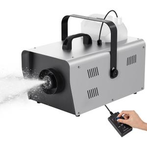 IMONE 1500W High Output Snow Machine with Wired Remote Control, Adjustable Snow Volume Snowflake Maker for Christmas, Wedding, Party, Stage, Holiday Events, Indoor Outdoor Use
