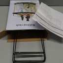 2-Tier Bathroom Counter Organizer, Corner Bathroom Organizer Countertop, Black Vanity Tray Counter Corner Shelf, Corner Organizer for Skincare Makeup Kitchen Storage, 8.2''L x 8.2''W x 11.2''H