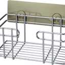 All Purpose Bathroom Kitchen Wall Caddy Basket Storage Organizer with Removable Bracket - Great for Bathroom, Kitchen, Garage, Laundry Room