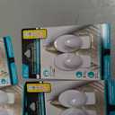6 x Pack Oval Adhesive Hooks Crochets Adhesifs Ovales 
