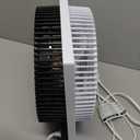 BLACK+DECKER Mini Box Fan Tabletop Quiet 9 Inch Desk Box Fans Frameless BFB09W White