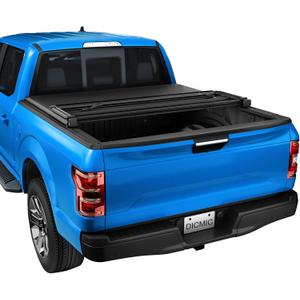 Soft Tri-Fold Truck Bed Tonneau Cover Compatible with 2004-2014 Ford F-150 2006-2014 Lincoln Mark LT 5.5FT Bed