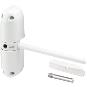 Prime-Line KC10HD Safety Spring Door Closer Easy to Install to Convert Hinged Doors to Self-Closing Diecast Construction, 4-1/4 In. White, Non-Handed (Single Pack)