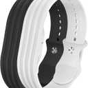 2 x Soft Silicone Sport Band for Fitbit Air, Adjustable Replacement Strap | 2PACK Soft skin-friendly band with an adjustable fit for comfortable all-day wear during workouts and everyday activities
