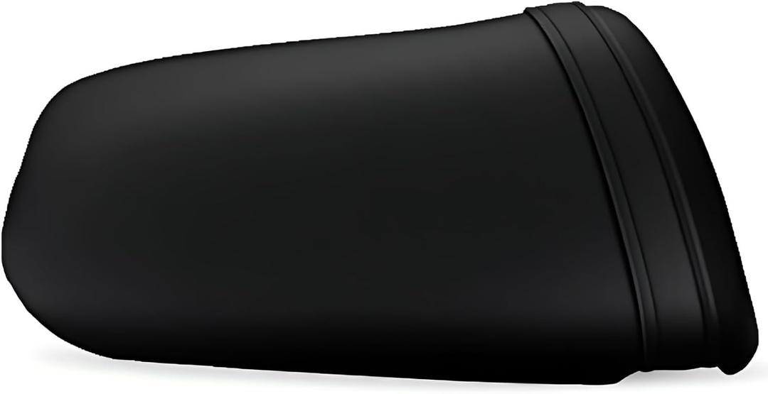 Black Motorcycles Leather Rear Pillion Passenger Seat Cushion Compatible with Suzuki GSXR GSX-R 600 750 2006 2007