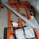 Lawn Mower Lift Jack - Lifting Platform 882 lbs Capacity for Lawn Mowers & GardenTractors with Manual & Power Tool Handles