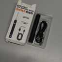 USB Rechargeable 650mAh Cordless Soldering Pen, Universal Threaded Soldering Iron with Adjustable Voltage & LED Display, Portable Soldering Kit for Home Appliance Repair (Black)