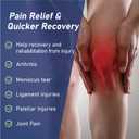 Adjustable Knee Brace with Removable Side Stabilizers  Open Patella Support for ACL, MCL, and Meniscus Injuries  Pain Relief for Arthritis and Post-Surgery Recovery  One Size Fits Most