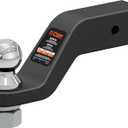 CURT 45372 Forged Trailer Hitch Mount with 2-5/16-Inch Ball, Fits 2-1/2-Inch Receiver, 20,000 lbs, 4-in Drop