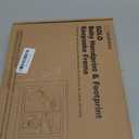 Baby Hand and Footprint Kit - Quick Dry Clay Baby Footprint Kit, Pets Paw, Newborn Keepsake Picture Frame for Boys,Girls,Personalized New Mom Gifts for Shower & Registry,Grandparents(Vintage White) (Solo Keepsake Frame, 11" x 8.8")