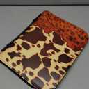 Bible Covers for Women, PU Leather Bible Case with Pockets and Zipper, Large Size Bible Carrying Case Fits Books Up to 12.2" x 9" x 2.76, Bible Holder Bag for Man, Brown Cow