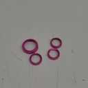 for Bronco Sport Pink AC Control Radio Knob Cover Trim Rings, Headlight Switch Knob Cover for Ford Bronco Sport 2021 2022 2023 Pink Interior Accessories 7pcs(Only for Sport)