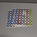 3 x 1-40 Numbers Round Labels Stickers, 1 Inch Self-Adhesive Small Number Stickers Colorful Border Round Label for Classroom, Office, Organizing Inventory Storage (504Pcs)